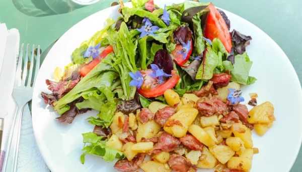 Salade landaise aux pommes de terre