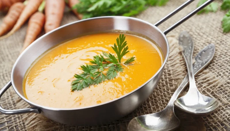 Velouté de carottes et pommes de terre au Thermomix