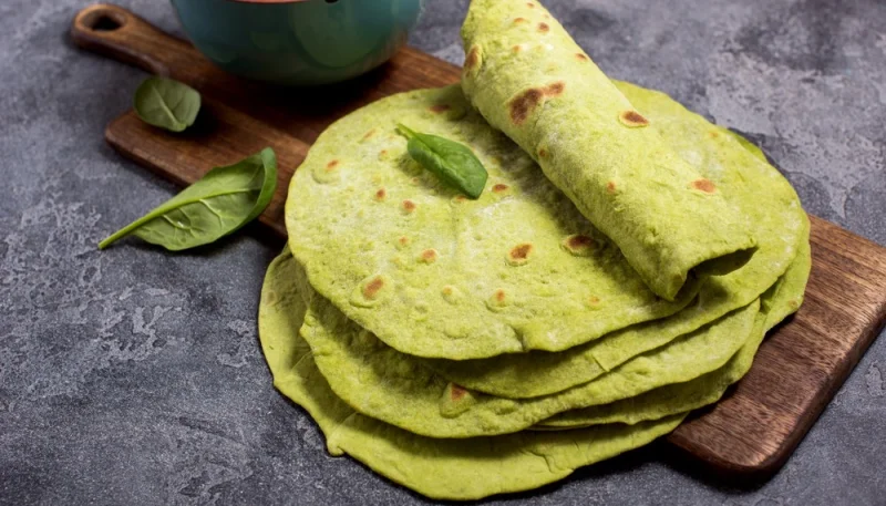 Wraps quinoa épinards