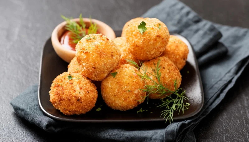 Boulettes de pommes de terre au four