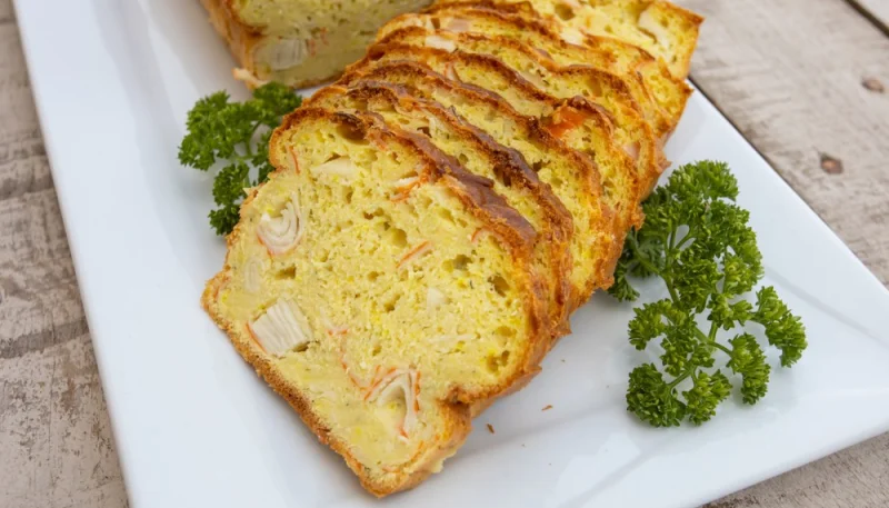 Cake aux carottes et au surimi