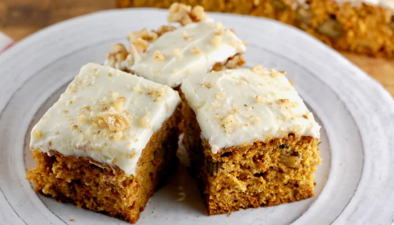 Carrot cake sans gluten et sans lactose