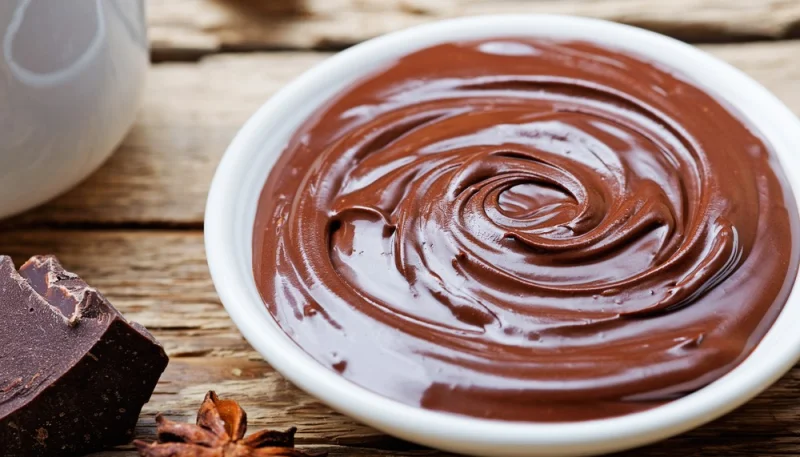 Crème dessert au chocolat noir