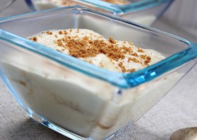 Crème dessert aux speculoos