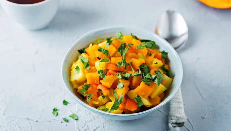 Poêlée de butternut et pommes de terre