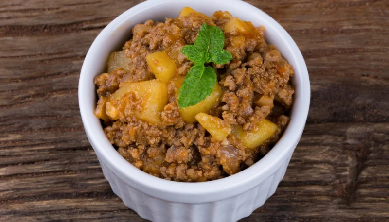 Poêlée de courgettes et pommes de terre à la viande hachée au Cookeo