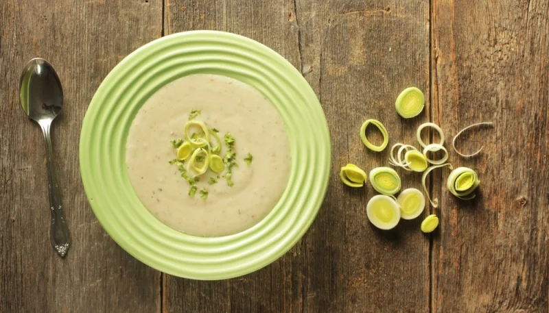 Purée de poireaux