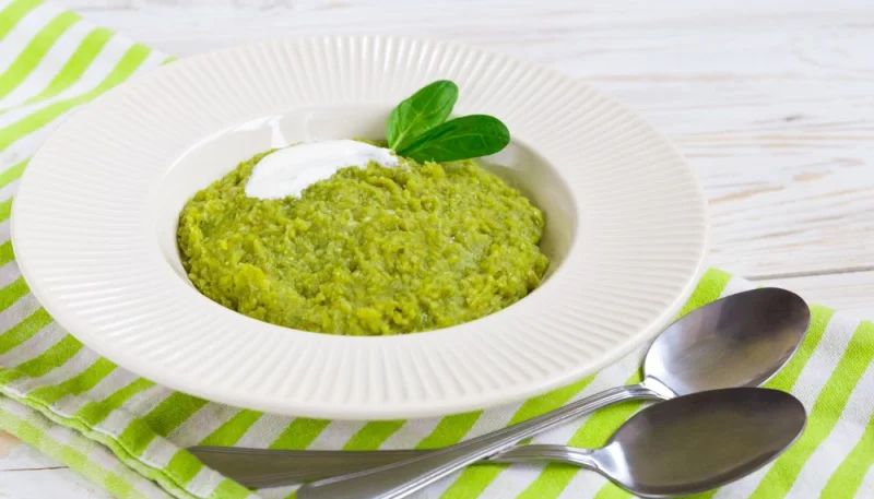 Purée d'épinards et pommes de terre