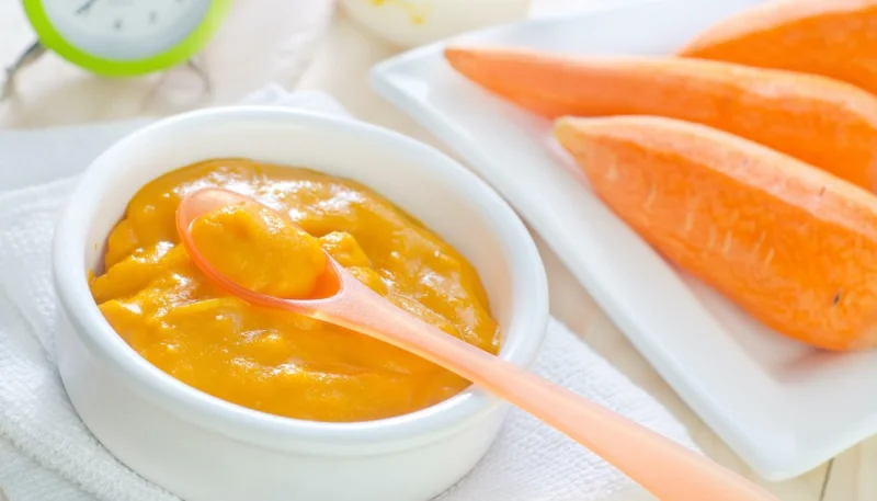 Purée de patate douce pour bébé (dès 4-6 mois)