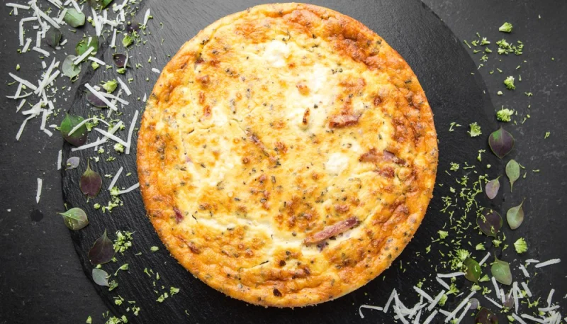 Quiche aux pommes de terre et jambon