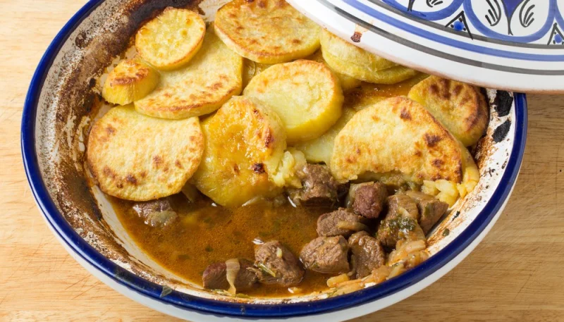 Tajine de bœuf aux pommes de terre