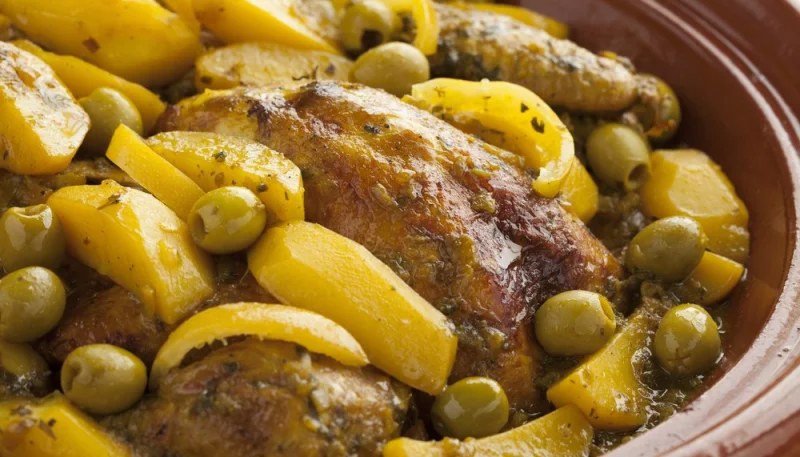 Tajine de poulet aux pommes de terre