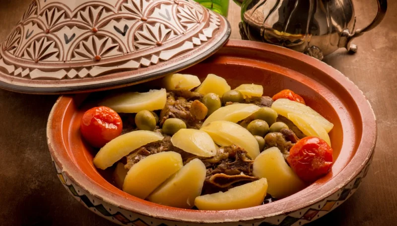 Tajine de veau aux pommes de terre