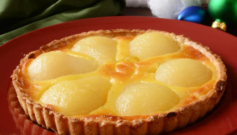 Tarte poire frangipane