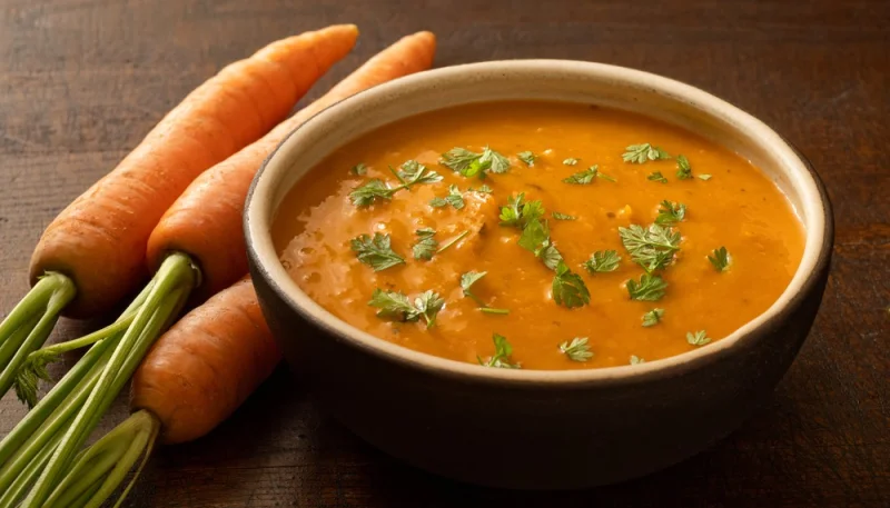 Velouté de carottes et pommes de terre