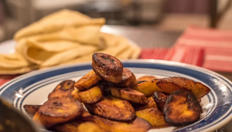 Bananes plantains rôties