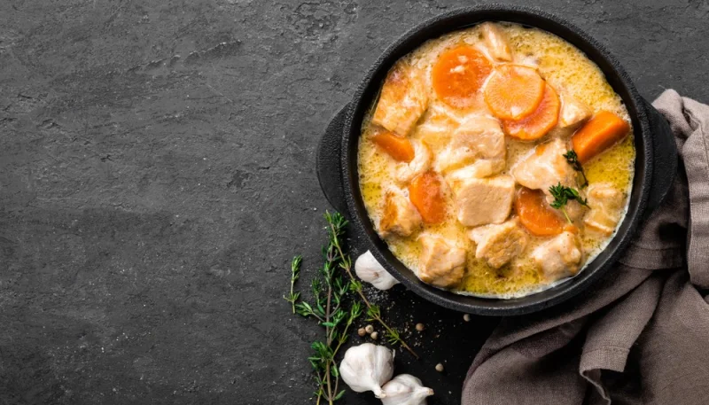 Blancs de poulet aux carottes