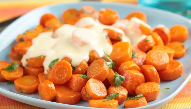 Carottes à la béchamel