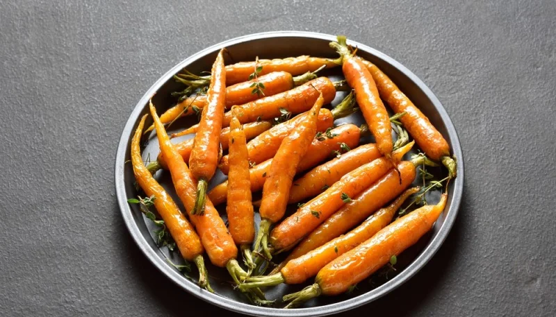 Carottes nouvelles à la poêle