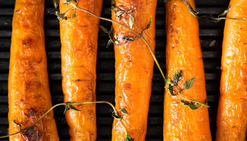 Carottes rôties à la poêle