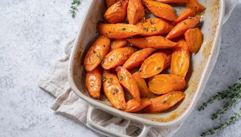 Carottes rôties au four