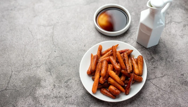 Carottes sautées à la sauce soja