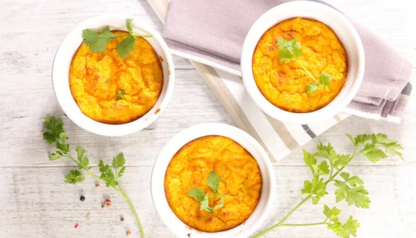 Flan de carottes au parmesan