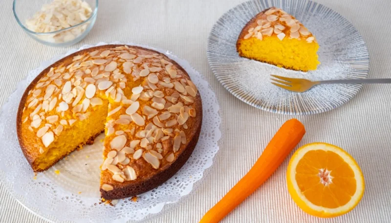 Gâteaux aux carottes et aux amandes