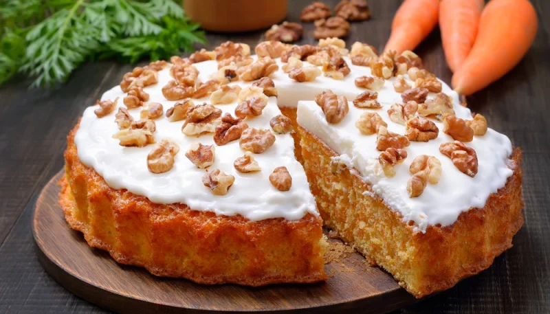Gâteau aux carottes léger