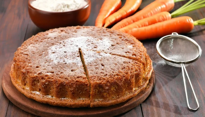 Gâteau aux carottes sans oeufs