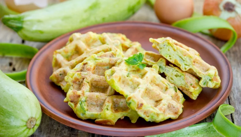 Gaufres de courgettes et carottes