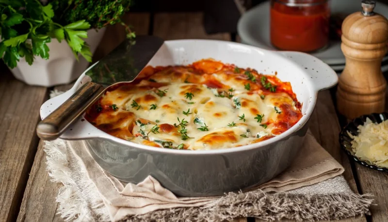 Gratin de courgettes aux carottes et tomates
