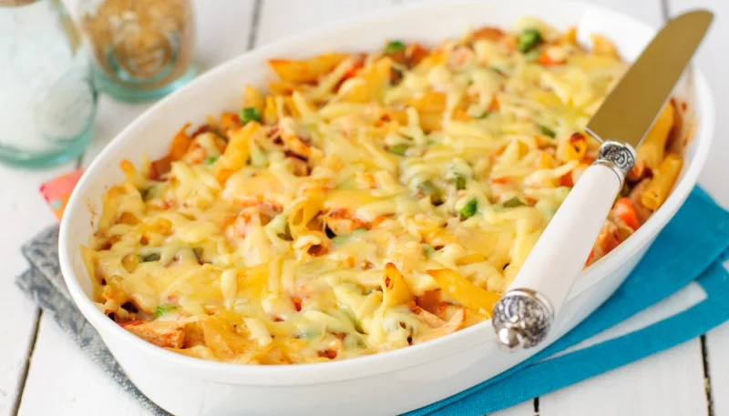 Gratin de pâtes aux carottes