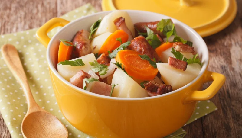 Poêlée de navets et carottes aux lardons