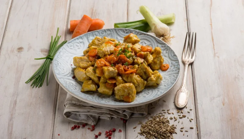 Poulet aux carottes au Thermomix