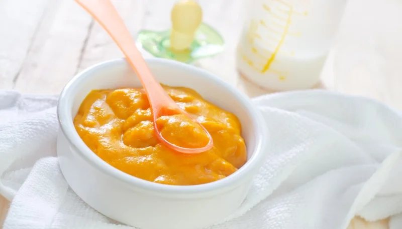 Purée au potimarron pour bébé
