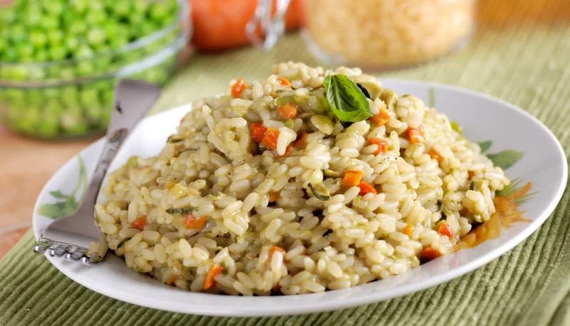 Risotto aux courgettes et aux carottes