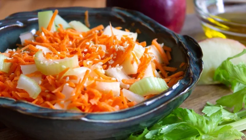 Salade de carottes et céleri