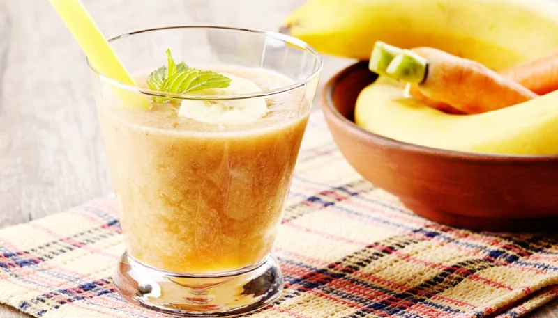 Smoothie carottes et bananes