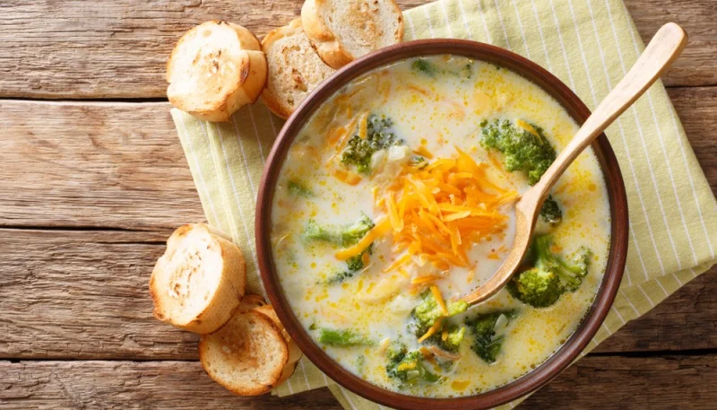 Soupe de brocolis et carottes