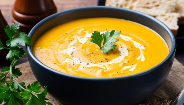Soupe de butternut et carottes au Thermomix