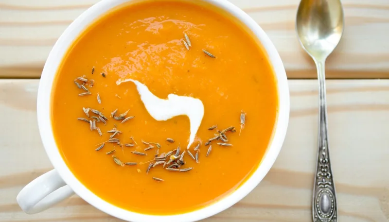 Soupe de carottes au cumin