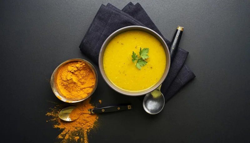 Soupe de carottes au curry