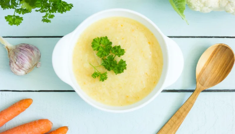 Soupe de chou-fleur et carottes