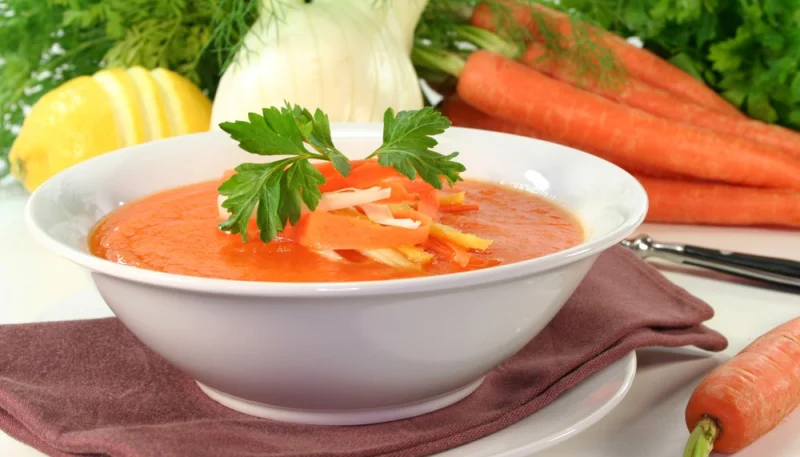 Soupe de fenouil et carottes
