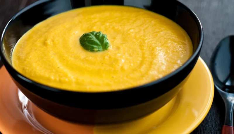 Soupe de poireaux et carottes