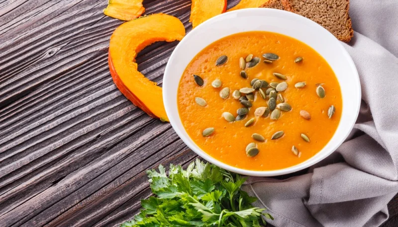 Soupe de potimarron et carottes