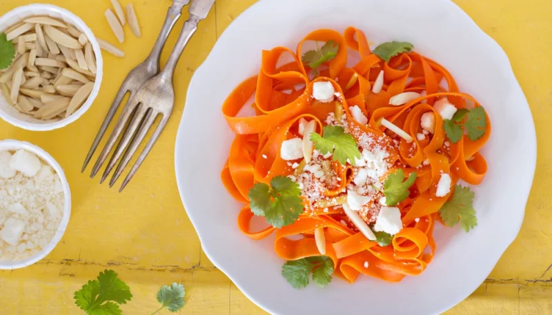 Tagliatelles de carottes