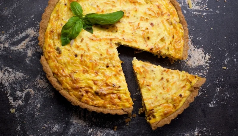 Tarte aux carottes et au chèvre