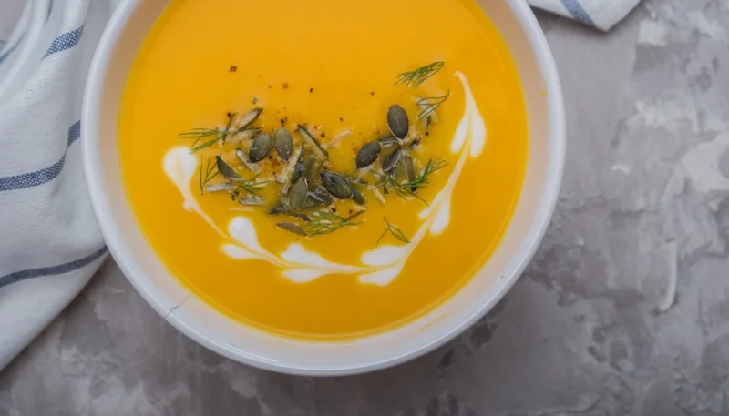 Velouté de fenouil et carottes au curcuma